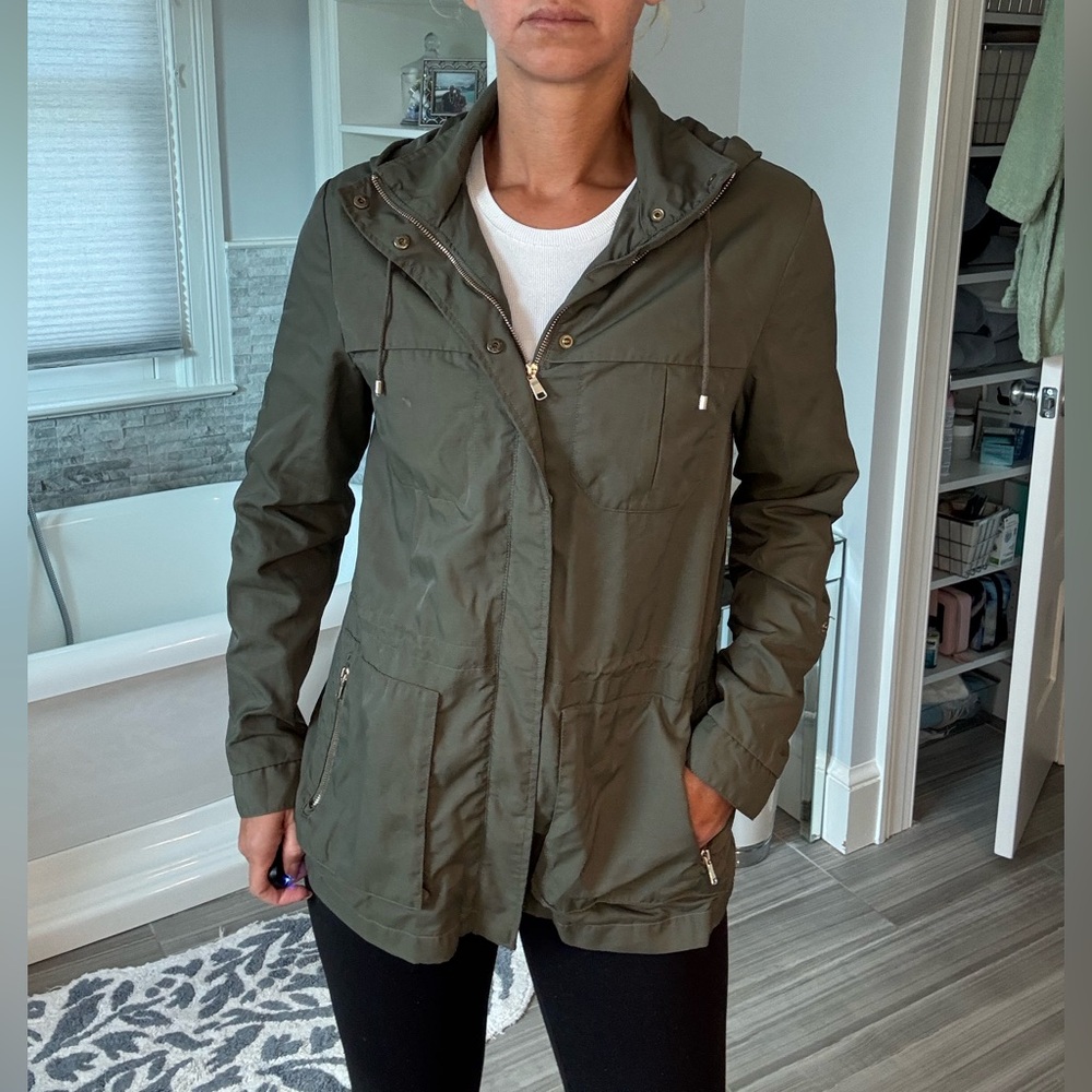 Joie Olive Green hooded Jacket